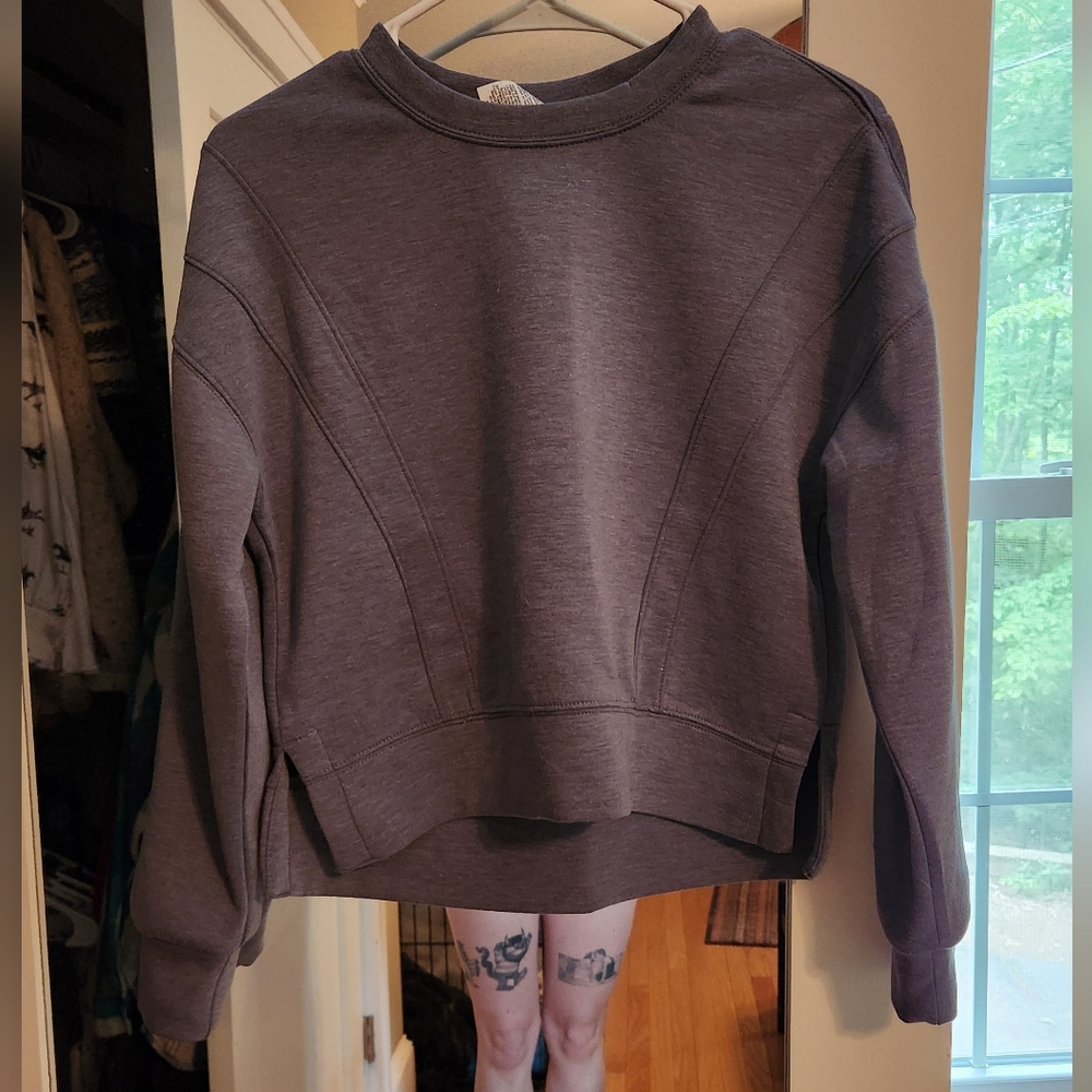 RBX Heathered Blue Crewneck Top